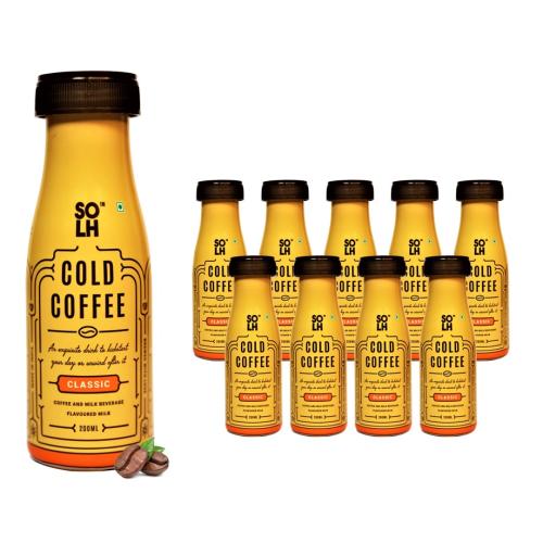 SOLH Classic Cold Coffee Pack of 10
