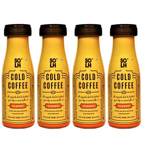 SOLH Classic Cold Coffee Pack of 4